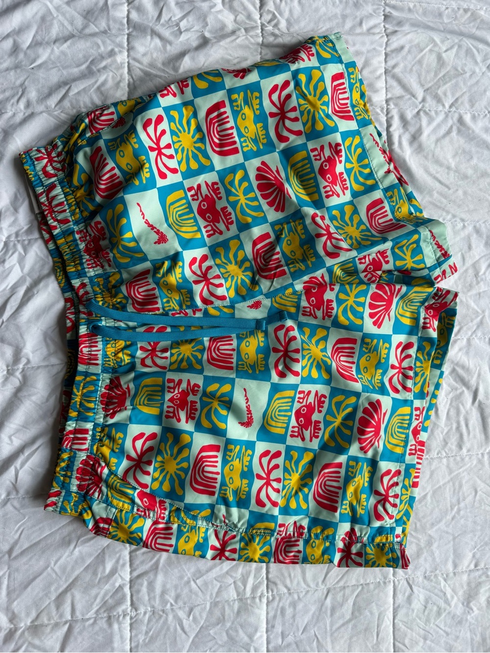 NIKE Tropical Print Swim Shorts
